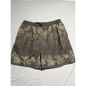 Sand n Sun green swim trunks shorts, hawaiian, lined, men's XL